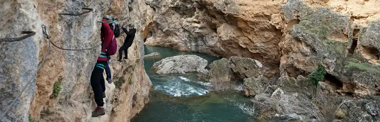 Ferrata de la ventana del diablo con guía