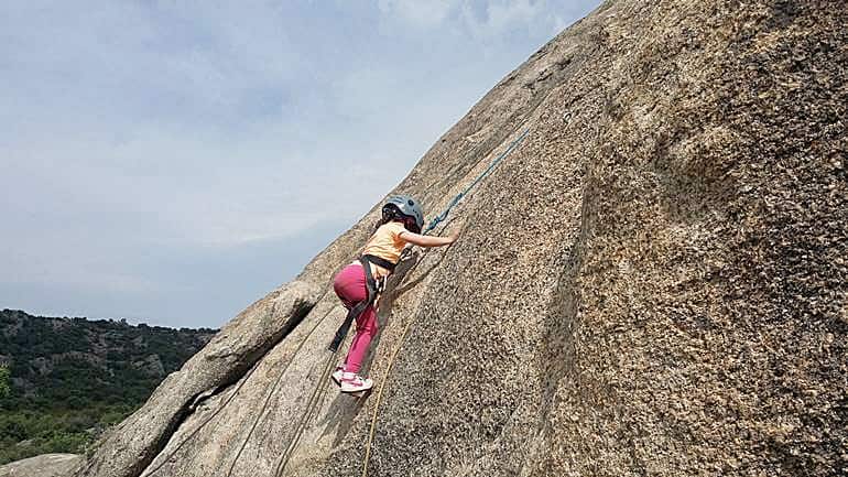 iniciacion escalada con niños